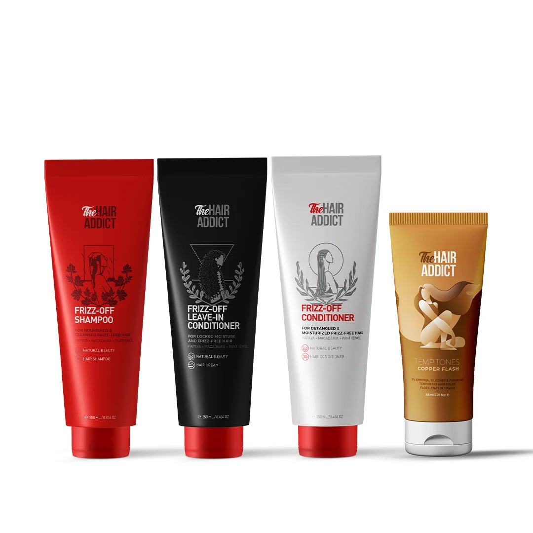 Frizz-Off Color & moisture kit Copper Flash (Temp Tones)