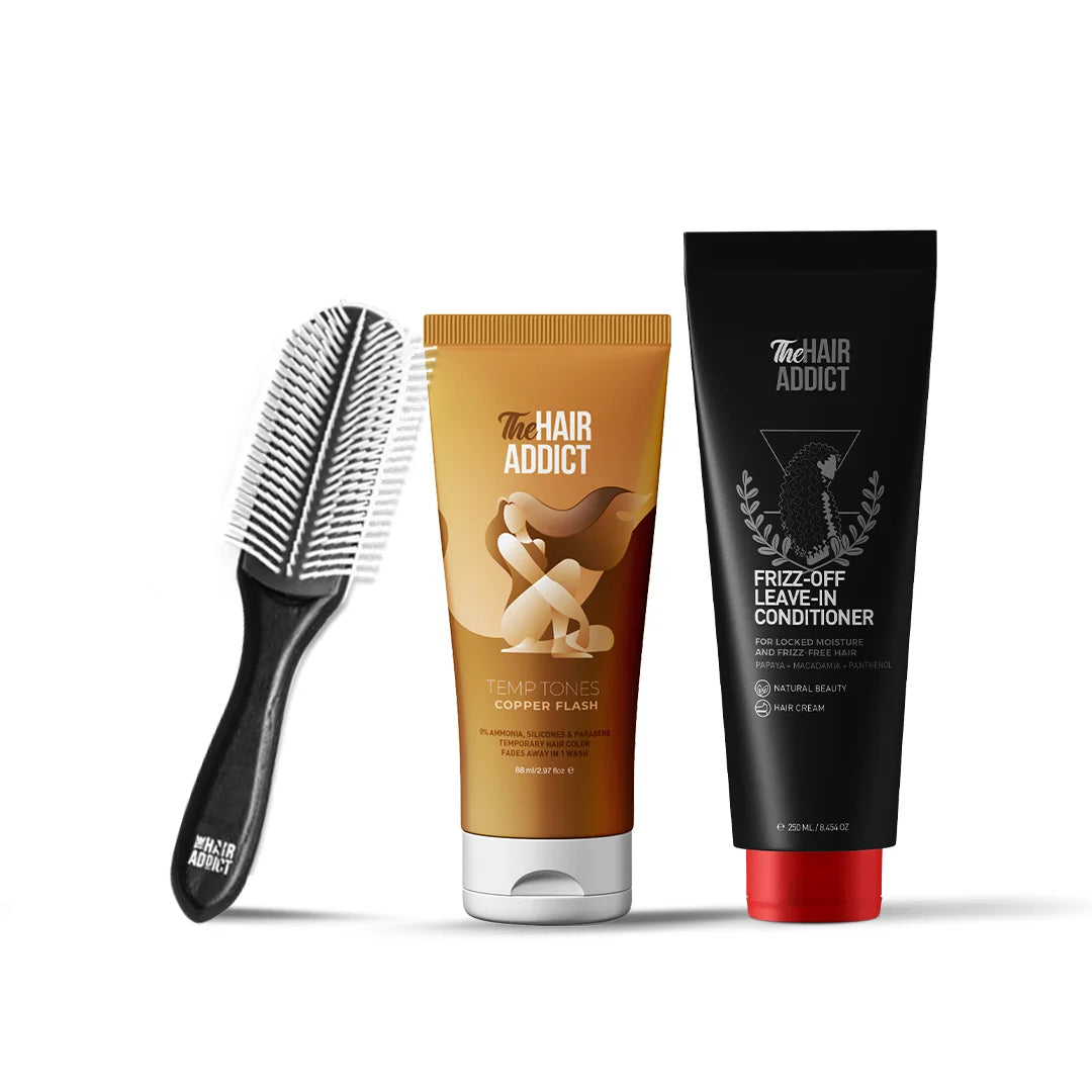 Frizz Off Color & define kit - Copper Flash (Temp Tones)
