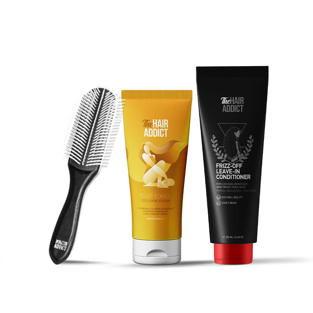 Frizz Off Color & define kit - Golden Glow (Temp Tones)