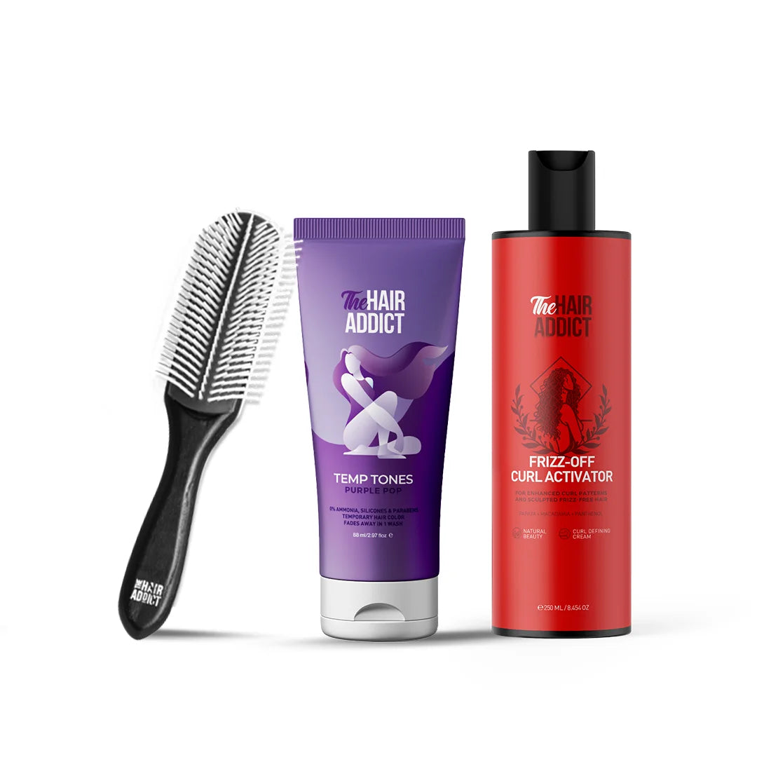 Frizz Off Colored Curls Kit - Purple Pop (Temp Tones)