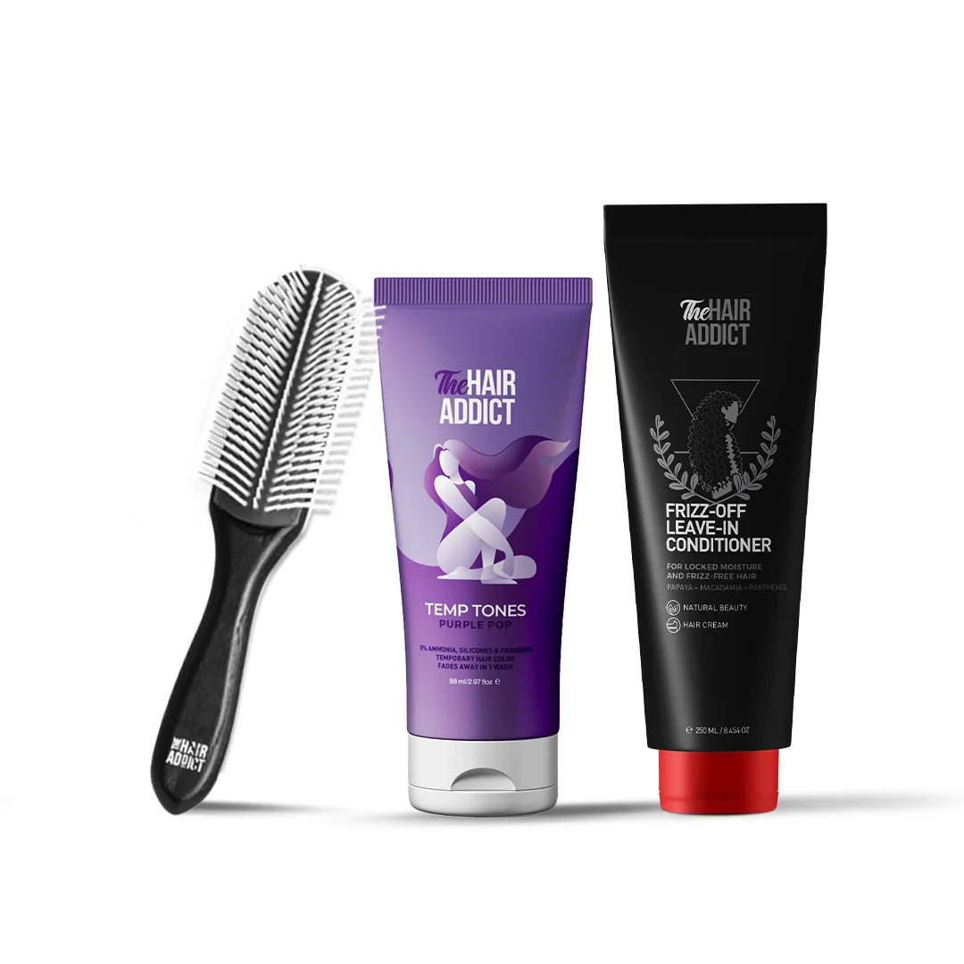 Frizz Off Color & define kit - Purple Pop (Temp Tones)
